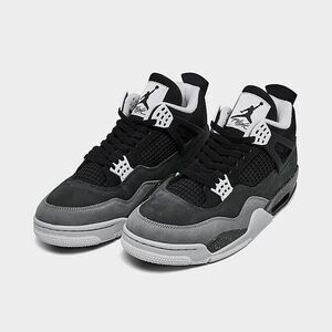 Nike Jordan 4 Retro Fear 2024 Black White Grey Men Size 11